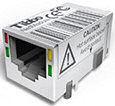 The EM202 is Tibbo's new 100BaseT Ethernet-to-serial module 