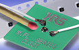 Hirose W.FL series coaxial wire to PCB connector