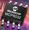 Microchip announces that it has expanded its linear product portfolio with the low power, high-precision MCP6031, MCP6032, MCP6033 and MCP6034 operational amplifiers.