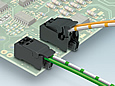With a width of 7 mm and a height of 8 mm, the new two position PTQ mini PCB terminal block is one of the smallest terminal blocks on the market that can be operated without tools and rewired.