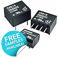 Cost effective 1W Single Output Isolated DC/DC Converters available from Murata, free samples available from Anglia