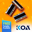 Wide Terminal low resistance, low T.C.R resistors from KOA offer high power handling capability and high reliability, samples available from Anglia