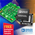 Introducing the ADG1412L Quad SPST analog switch with industries best low On-resistance from Analog Devices. Evaluation board and samples available from Anglia.