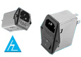 H&L fused IEC Inlet Mains Filters have European approvals