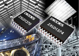 Diode's AP5727 - Boost converter for the bias voltage of small size OLED and LCD displays