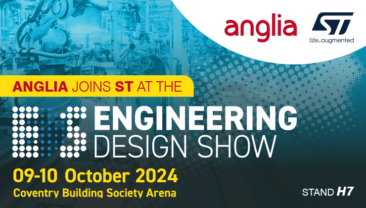 Anglia & ST to attend the Engineering Design Show  