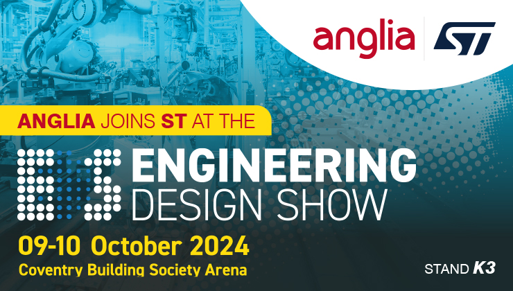 Anglia & ST to attend the Engineering Design Show  