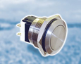Compact double pole vandal resistant switch from Bulgin