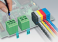 Spring cage terminals from Phoenix Contact provide large connection space with compact dimensions