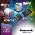 Introducing Panasonics comprehensive range of Polymer Capacitors for demanding applications, samples available from Anglia.