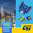 STMicroelectronics BlueNRG very low power Bluetooth modules ideal for IoT applications, evaluation board and samples available from Anglia