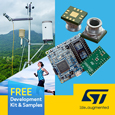 STMicroelectronics launch ultra-compact water-resistant digital output MEMS pressure sensor, development kit and samples available from Anglia.