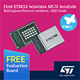 STMicroelectronics have launched the STM32WB5MMG an ultra-low-power and small form factor certified 2.4GHz wireless module that supports BluetoothÂ® Low Energy 5.0, ZigbeeÂ® 3.0, OpenThread, dynamic and static concurrent modes