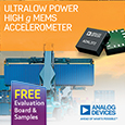 Analog Devices have released a next-generation accelerometer designed for long-period monitoring of the physical condition of high-value assets.
