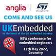Join Anglia & ST at the UK Embedded conference
