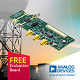 Analog Devices Digitally Tuneable High-Pass & Low-Pass Filter operates from 2 GHz to 18 GHz evaluation board available from Anglia.