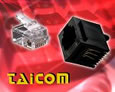 High quality RJ style connectors from Taicom have a wide field of applications