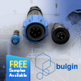 Full range of environmentally sealed waterproof connectors and electronic components from Bulgin available from stock at Anglia