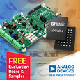 Introducing the AD4130-8 Ultra Low Power 24-Bit Sigma-Delta ADC from Analog Devices. Evaluation board and samples available from Anglia.