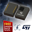 STMicroelectronics STHS34PF80 low power Infrared Sensor offers excellent sensitivity and detects stationary objects. Evaluation board and samples available from Anglia