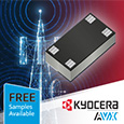 KYOCERA AVX's has expanded its 3dB 90° hybrid couplers - the DB0402 adds a miniature 0402 size package to the family which already includes the DB0603, and DB0805 series.