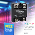 Introducing Sensata Crydom Reliable & Fast Switching Panel Mount DC Solid State Relays. Samples available from Anglia.