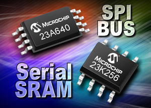 Microchip SRAM devices