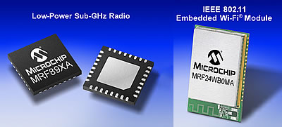 Microchip announces new certified wireless connectivity solutions targeting Wi-Fi and sub-GHz applications
