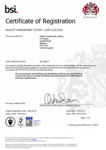 BSI Certificate of Registration quality management system ISO 9001:2000